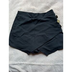 Attirance Black Apparel short skirt